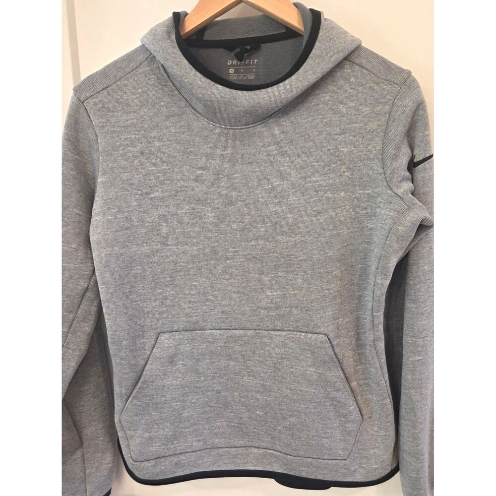 Nike Dri-FIT Therma Gray Pullover Hoodie Women's M Athletic Athleisure Gymcore